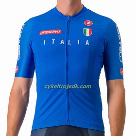 Cykeltrøje 2023 Italiens Landshold Blå
